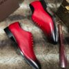 sy_no_2EAC2BA88983D1591A9675970C408C5D_7 Red & Burgundy Patina Leather Oxford Shoes