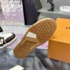 Louis Vuitton LV Trainer Maxi Dark Brown, Mocha & White Sneakers