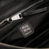 sy_no_2F1AB3EE431A4E2ADB0720A6AEBDB035_5 Black Leather Front-Zip Double-Handle Shoulder Crossbody Bag