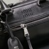 sy_no_2F1AB3EE431A4E2ADB0720A6AEBDB035_6 Black Leather Front-Zip Double-Handle Shoulder Crossbody Bag