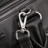 sy_no_2F1AB3EE431A4E2ADB0720A6AEBDB035_8 Black Leather Front-Zip Double-Handle Shoulder Crossbody Bag