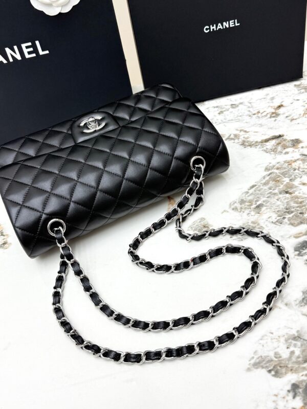 sy_no_2F3413BDFF0AFA498162FFD36D25452C_5 Chanel Classic Flap CF – Quilted Lambskin Leather with Silver Hardware