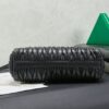 Black Matelassé Shell Backpack