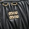 Black Matelassé Shell Backpack