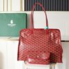 sy_no_2F891F46638EE1644B0F2E6596BCBB98_0 Red Goyardine Hardy Small Commuter Tote