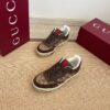 Gucci MAC8 GG Canvas & Leather Sneaker in Dark Brown / Ebony