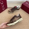 Gucci MAC8 GG Canvas & Leather Sneaker in Dark Brown / Ebony