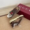 Gucci MAC8 GG Canvas & Leather Sneaker in Dark Brown / Ebony