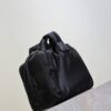 sy_no_30607B57E7A5406EC4703A72220C3B84_3 YSL Niki Drawstring Nylon Shoulder Bag – Black