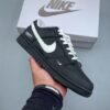 sy_no_308AD34DBE5E8EA569906F7612603648_0 Nike Dunk Low Custom “Black / Sail Swoosh & Arrowshot” Sneakers