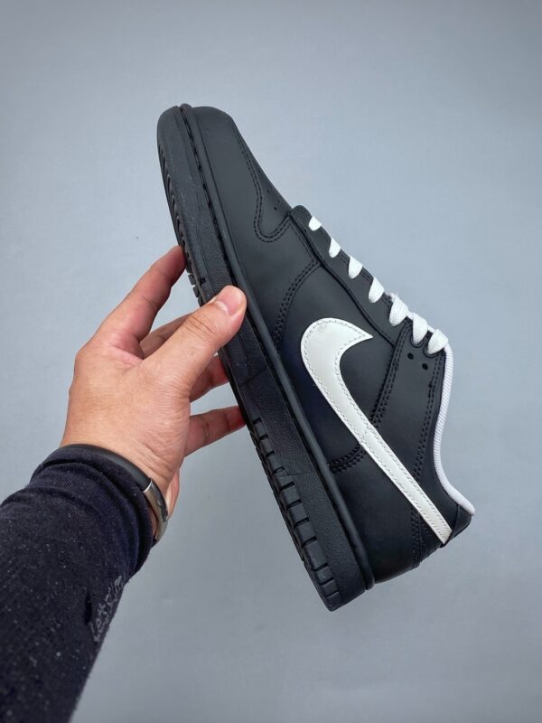 sy_no_308AD34DBE5E8EA569906F7612603648_1 Nike Dunk Low Custom “Black / Sail Swoosh & Arrowshot” Sneakers