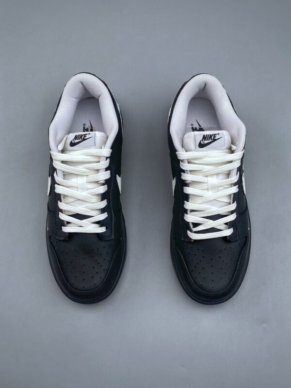 sy_no_308AD34DBE5E8EA569906F7612603648_4 Nike Dunk Low Custom “Black / Sail Swoosh & Arrowshot” Sneakers