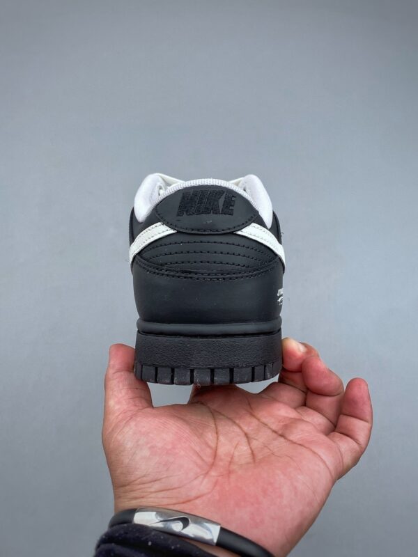 sy_no_308AD34DBE5E8EA569906F7612603648_6 Nike Dunk Low Custom “Black / Sail Swoosh & Arrowshot” Sneakers