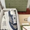 sy_no_30994009B1535E143C1A524A241D76AB_7 Navy & Gray Monogram Canvas Platform Sneakers