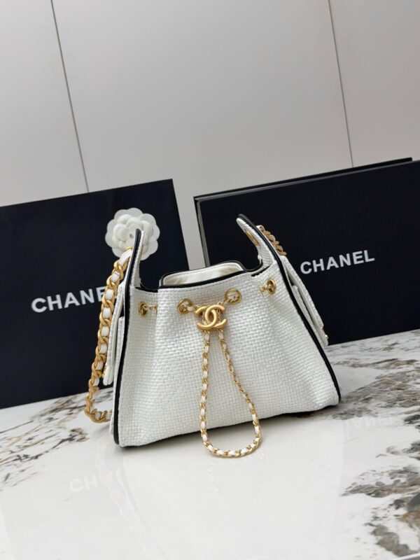 sy_no_30D478201F730BECCD2D4B334DF2FE3E_0 Chanel 26C Mini Woven Hobo Bag – Quilted Woven Calfskin Leather with Gold Hardware