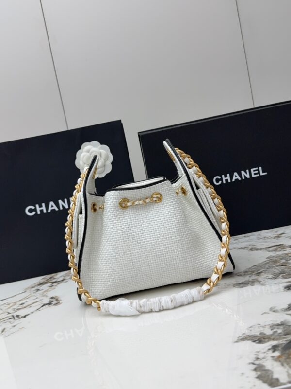 sy_no_30D478201F730BECCD2D4B334DF2FE3E_2 Chanel 26C Mini Woven Hobo Bag – Quilted Woven Calfskin Leather with Gold Hardware