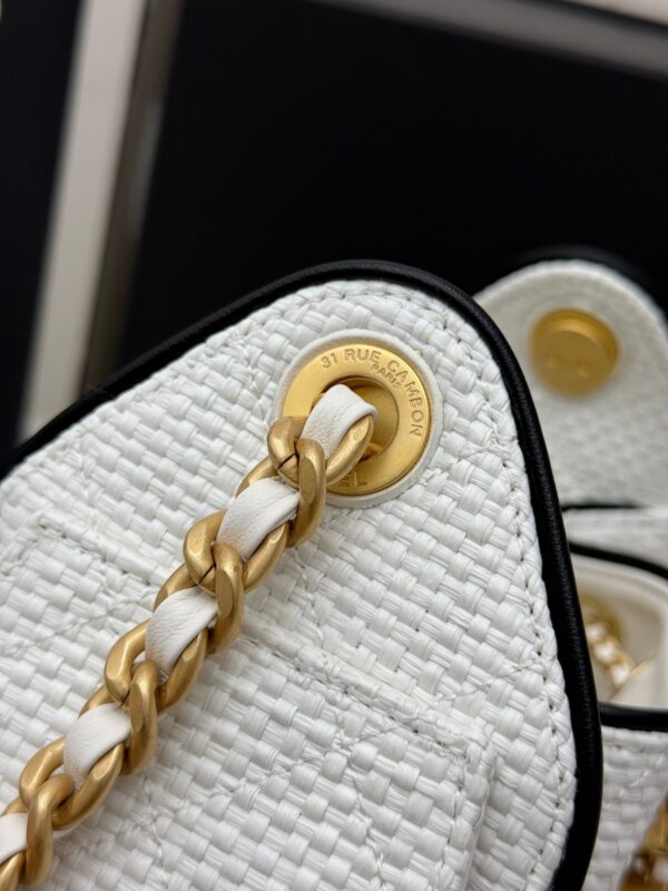 sy_no_30D478201F730BECCD2D4B334DF2FE3E_5 Chanel 26C Mini Woven Hobo Bag – Quilted Woven Calfskin Leather with Gold Hardware