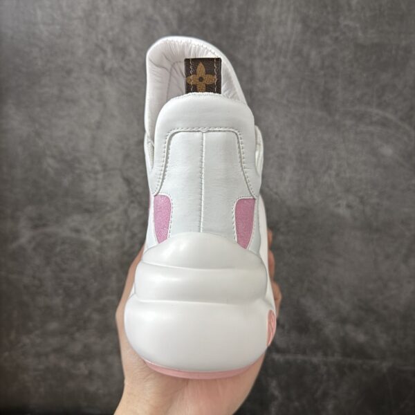 sy_no_31036C961BDF6BAF89ED4B4232CC09BC_3 Louis Vuitton Women's High-Top "Dad Shoes" – Genuine Leather Color-Block Sneakers with Arch-Shaped Soles