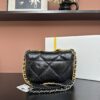sy_no_31216095EE495761941D4B8795EBF8BE_2 Chanel 19K Black Shoulder/Crossbody Chain Bag with Vintage Gold Hardware