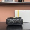 sy_no_31216095EE495761941D4B8795EBF8BE_3 Chanel 19K Black Shoulder/Crossbody Chain Bag with Vintage Gold Hardware