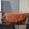 Halfmoon Soft Triomphe Bag – Brown Lambskin