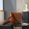 Halfmoon Soft Triomphe Bag – Brown Lambskin