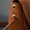 Halfmoon Soft Triomphe Bag – Brown Lambskin