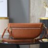 Halfmoon Soft Triomphe Bag – Brown Lambskin