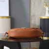Halfmoon Soft Triomphe Bag – Brown Lambskin
