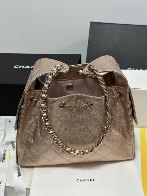 sy_no_32DC2C15C0D7DEF55A127A484155EBD0_5 Chanel Antiba Glossy Calfskin 25 Hobo Bag (Underarm Bag)