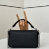 Fendi Baguette Selleria Hand-Stitched Bag – Black