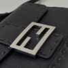Fendi Baguette Selleria Hand-Stitched Bag – Black