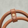 Miu Miu Women’s Arcadie Calfskin Bowling Bag – Vintage-Style Shell Bag (Suitable for Commuting; Shoulder, Crossbody, or Hand-Carry)