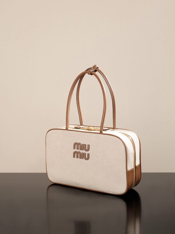 Miu Miu Beau Briefcase, Large, Brandy Color