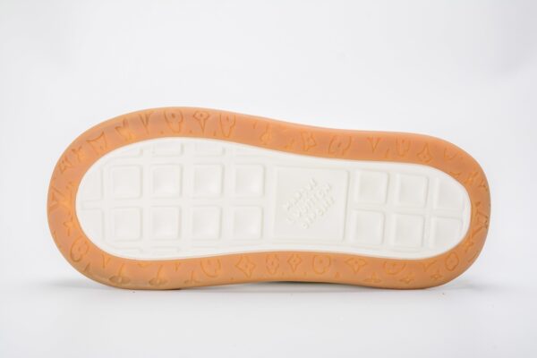 Purple Suede Checkerboard Gum-Sole Sneakers