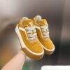 sy_no_3444A1596B7A73EA89295F9A39B987BA_4 Louis Vuitton LV Groovy Mustard Yellow Suede & Gum Sole Chunky Skate Sneakers