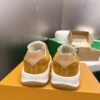sy_no_3444A1596B7A73EA89295F9A39B987BA_7 Louis Vuitton LV Groovy Mustard Yellow Suede & Gum Sole Chunky Skate Sneakers