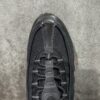 Black / Green & Red Air-Cushioned Retro Running Sneakers