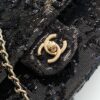 sy_no_3455CF4EDA58A7EB48FF9ABC19835DEC_4 Chanel 24 Black Women's Bag with 3D Lettering and Sequins