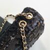 sy_no_3455CF4EDA58A7EB48FF9ABC19835DEC_5 Chanel 24 Black Women's Bag with 3D Lettering and Sequins