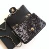 sy_no_3455CF4EDA58A7EB48FF9ABC19835DEC_6 Chanel 24 Black Women's Bag with 3D Lettering and Sequins