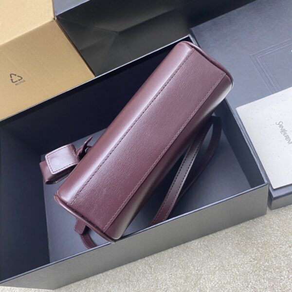 sy_no_34756E5C4EAF7DC5B57FDA608909E677_3 YSL Burgundy Mini Bowling Bag