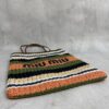 sy_no_34B2095DFA4919BA32BCB820A79BD883_5 Multicolor Striped Raffia Crochet Tote Bag