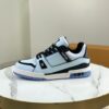 sy_no_34C57779C7E01707B55FDB9AF2EF3408_0 Louis Vuitton LV Trainer Glacier Blue, Black & White Retro Sneakers