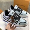 sy_no_34C57779C7E01707B55FDB9AF2EF3408_2 Louis Vuitton LV Trainer Glacier Blue, Black & White Retro Sneakers
