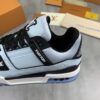 sy_no_34C57779C7E01707B55FDB9AF2EF3408_6 Louis Vuitton LV Trainer Glacier Blue, Black & White Retro Sneakers
