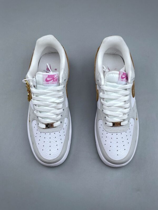 sy_no_34DB3A52997A1D71CA3F1EBF92886E6B_4 Nike Air Force 1 Low Custom Concept – Grey Monogram & Brown Canvas