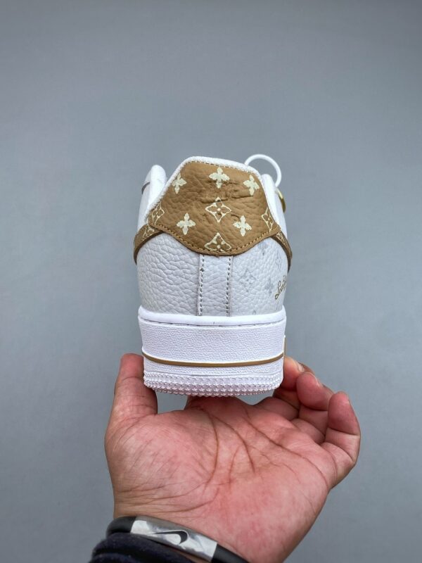 sy_no_34DB3A52997A1D71CA3F1EBF92886E6B_6 Nike Air Force 1 Low Custom Concept – Grey Monogram & Brown Canvas