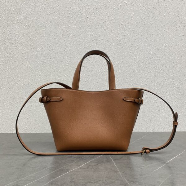 sy_no_34FBDA5E2C2116FC34F727CB7B3CF4FD_2 Grained Leather Small Tote Bag