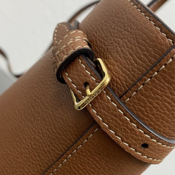 sy_no_34FBDA5E2C2116FC34F727CB7B3CF4FD_4 Grained Leather Small Tote Bag